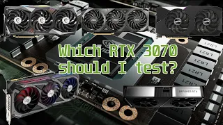 Help me decide which RTX 3070 card to review