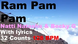 Ram Pam Pam 128 bpm with lyrics 32 counts Workout Music エアロビクス　レッスン　曲