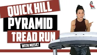 15 MINUTE HILL PYRAMID RUN | Follow Along Treadmill Workout #IBXRunning