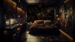 Galactic Relaxation 🔴 Deep Sleep | Soothing Smooth Deep Rumble Space Sounds  ASMR