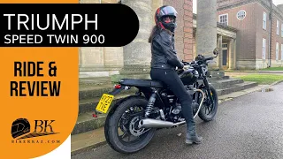 Triumph Speed Twin 900 riding and walk around review