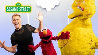 Elmo, Fitness Marshall, & Big Bird Do The Elmo Slide | Sesame Street Elmo’s Mindfulness Spectacular