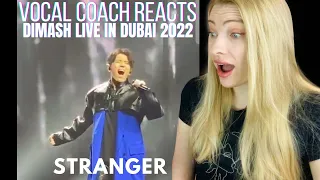 Vocal Coach Reacts: DIMASH ‘Stranger’ Live in Dubai 2022!