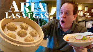 I Ate XLB Soup Dumplings at Aria Las Vegas! Las Vegas Opening of Din Tai Fung