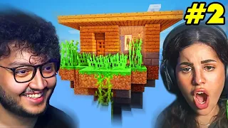 عملنا بيت أخيراً 🤣 | مع صبا Minecraft #2