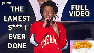 J. COLE FULL APOLOGY TO KENDRICK LAMAR AT DREAMVILLE FEST