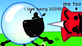 every BFDI scene but it’s replaced by 2009 assets part 1