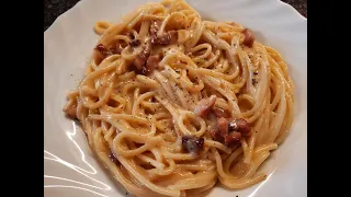 Spaghetti Carbonara mit Muddi kochen