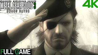 Metal Gear Solid 3: Snake Eater HD Remastered (PS3 4k) Longplay Walkthrough Full Gameplay