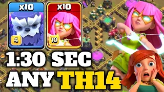 Effortless 3 Star! TH14 Yeti Super Archer is the Easiest TH14 Attack Strategy in Clash of Clans