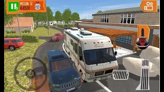 Camper Van Beach Resort-Driving and Parking a Caravan on Narrow Roads#2