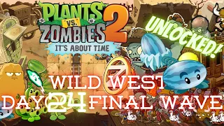 Plants vs Zombies 2 :: WINTER MELON Unlocked :: Wild West Day 24 ::  Final Wave 【 Shorts 】