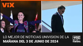 Lo mejor de Noticias Univision de la mañana | lunes 3 de junio de 2024