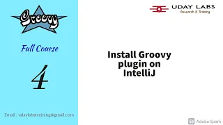 Groovy plugin installation on IntelliJ