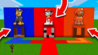 NO ELIJAS EL PORTAL EQUIVOCADO DE PAW PATROL EN MINECRAFT 😱