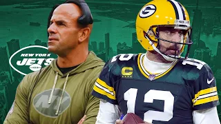 Jets "Won't Hit Panic Button on Rodgers" 5 Takeaways From Saleh Presser.