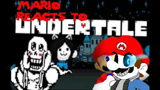 Papyrus Loves Me? | Mario Reacts To Mariotale - If Mario was in Undertale