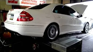 CBTuning net   E55 AMG with Wavetrac, MBH Headers, high stall torque converter  Dyno and street