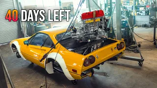 The Engine is out AGAIN! And only 40 Days Left... Honda-Swapped Ferrari Build