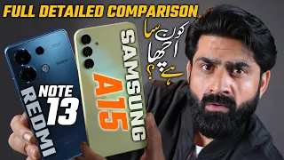 Samsung A15 Vs Redmi Note 13 | Full Detailed Comparison !!