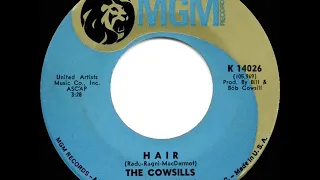 1969 HITS ARCHIVE: Hair - Cowsills (a #1 record--mono 45)