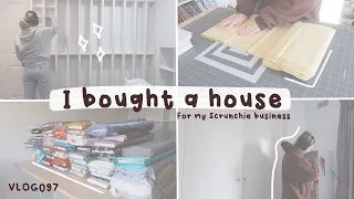 setting up the craft room and studio in my new house! I bought a house VLOG097