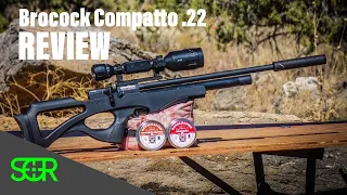 Brocock Compatto .22 AIRGUN REVIEW and testing with Rangemaster Pellets