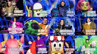 ALL UNMASKED PERFORMANCES SEASON 4 MASKED SINGER