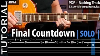 Cómo tocar el SOLO de THE FINAL COUNTDOWN  guitarraviva (épico)