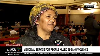 Clarke Estate community brave ongoing gang-violence to attend memorial service