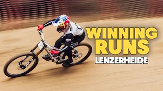 Tight Times in Switzerland | Winning Runs UCI Downhill World Cup Lenzerheide 2021