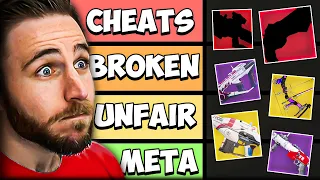 Ranking The MOST BROKEN Weapons In Destiny 2! (Literal Cheats)