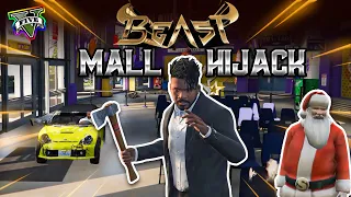Beast mall hijack in GTA 5 | Thalapathy Vijay mall rescue mission in GTA 5