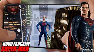 Novo FanGame do SUPER-MAN Para Celular Com Gráficos Realistas ▶ Super-Man Unreal Mobile 2023