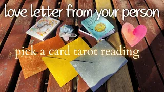 🥺A Love Letter From Your Person 💗🪶🫂 Pick a Card/Envelope Timeless Tarot Reading ✨