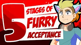 The 5 Stages of Furry Acceptance (Animation Meme)