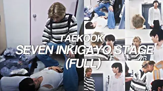 Taekook SEVEN STAGE INKIGAYO [BEHIND THE SCENES] FULL || taekook moments