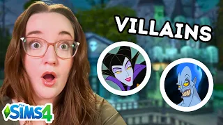 Moving EVERY Disney Villain onto ONE LOT in the Sims 4