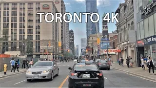 Driving Downtown - Torontos Main Street 4K - Canada