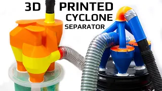 3D Printed Cyclone Air/Dust Separator