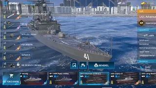 USS Arkansas mode BRRRTTTTTT -Modern Warships Online Gameplay-