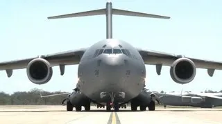 Arrival of the sixth C-17A Globemaster Aircraft