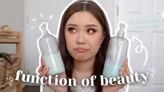 *NON SPONSORED* FUNCTION OF BEAUTY REVIEW 🧖🏻‍♀️ is it actually worth it?