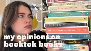 my opinions on popular BOOKTOK books 📖♥️