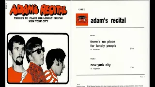 Adam's Recital - Theres No Place (Belgium Garage Rock&Psychedelic Rock 1967)