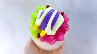 🍨 Slime ASMR: Halo Halo from @OhMySlime #slime #slimeasmr #satisfying #asmr