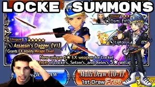 Summons for Locke - [DFFOO] - Dissidia Final Fantasy: Opera Omnia