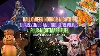 Halloween Horror Nights 31: Scarezones, Houses, Shows and Snacks. (Universal Orlando)
