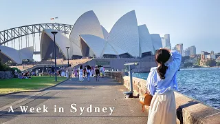 How I spend my week in Sydney 🇦🇺ㅣCafe, Brunch, Park, Art gallery tipsㅣSydney Travel Vlog