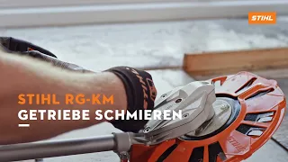 STIHL Kreiselschere RG-KM Getriebe schmieren